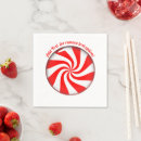 Search for peppermint candy napkins Merry christmas