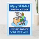Recherche de de collègue anniversaire cartes Pour elle
