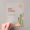 Search for desert baby shower invitations Boho