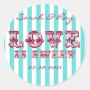 Search for candy buffet wedding stickers Pink