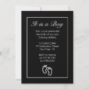 Search for feet gender reveal invitations Modern