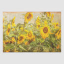 Recherche de sunflower tissue paper Tournesol