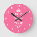 Recherche de pink clocks Girly