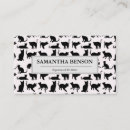 Recherche de silhouette de chat cartes visite Noir