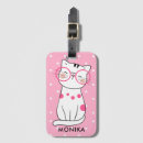 Recherche de chat rose bagages étiquettes Animal