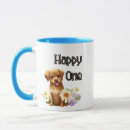 Search for brown dog mugs Floral