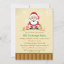 Search for retro santa invitations Stripes