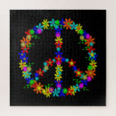 Search for peace sign puzzles Retro