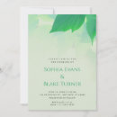 Search for lush green invitations Elegant