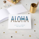 Search for beach wedding guest books Tropical