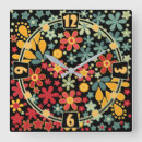 Recherche de motif floral horloges Fleurs