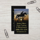 Recherche de cavalier cartes visite Équitation
