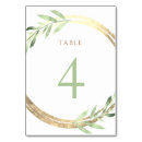 Search for four table cards Watercolor