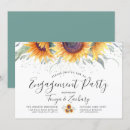 Search for sunflower engagement party invitations Country