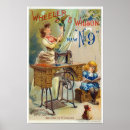 Search for vintage sewing machine posters Seamstress