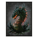 Recherche de tête dragon posters Féroce