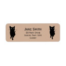 Search for i love animals return address labels Cat