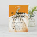 Search for pumpkin carving party invitations Fall celebration