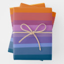 Search for rainbow stripes wrapping paper Bright