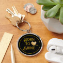 Search for shining keychains Black