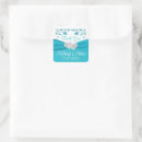 Search for turquoise heart wedding stickers White