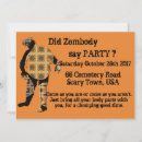 Search for walking dead invitations Zombie