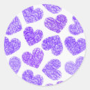 Search for cute purple patterns stickers Heart