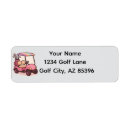 Search for golfer return address labels Cute