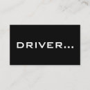 Search for driver business cards Modern