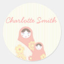 Recherche de poupées russes autocollants Babouchka