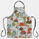 Recherche de monstre mignon tabliers Illustration