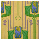 Search for tulip flower fabric Vintage