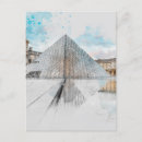 Search for watercolor drawing postcards France