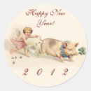 Search for funny pig stickers Vintage
