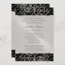 Search for black silver quinceanera invitations Mis quince anos