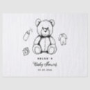 Search for bear tissue paper Boy baby shower