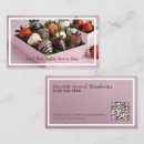 Search for dipped business cards Chocolate covered
