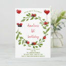Search for ladybugs birthday invitations Nature