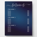 Search for menu plaques Pricing and services