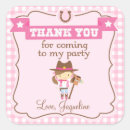 Search for cowgirl thank you stickers Cowgirl birthday party