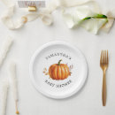 Search for fall baby shower plates Gender neutral