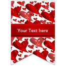 Search for funny bunting flags Red