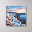 Search for santorini canvas prints Greek island