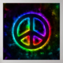 Search for rainbow peace sign posters Hippy