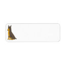 Search for doberman pinscher return address labels Merry christmas