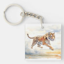 Search for tiger keychains Watercolor