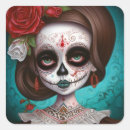 Search for day of the dead girl stickers Calavera