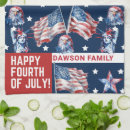 Search for red star tea towels 4th of july