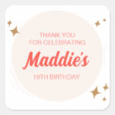 Search for girls birthday favor stickers Kids birthday party