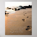 Search for footprints in the sand posters Poem